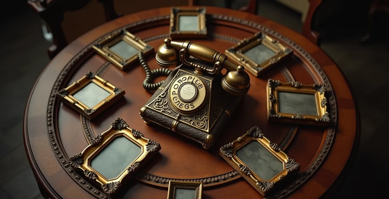 Schéma visuel montrant la hiérarchisation des contacts d'urgence autour d'une personne âgée