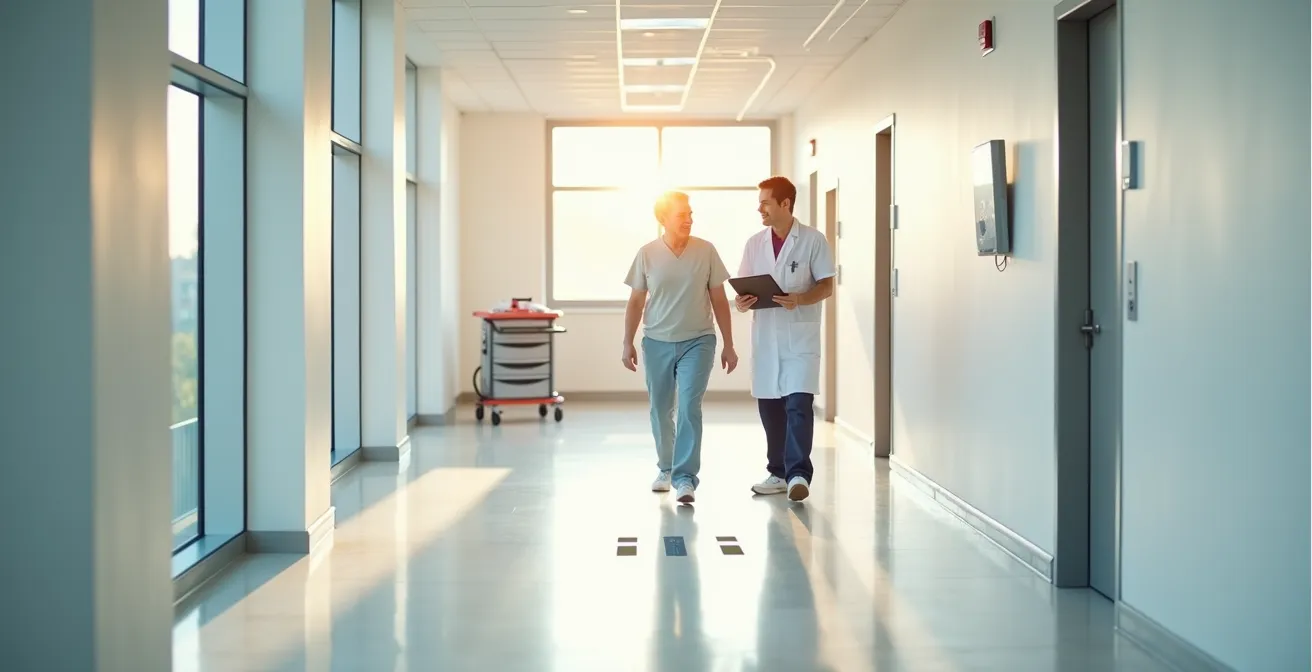 Test de marche de 6 minutes en environnement médical sécurisé